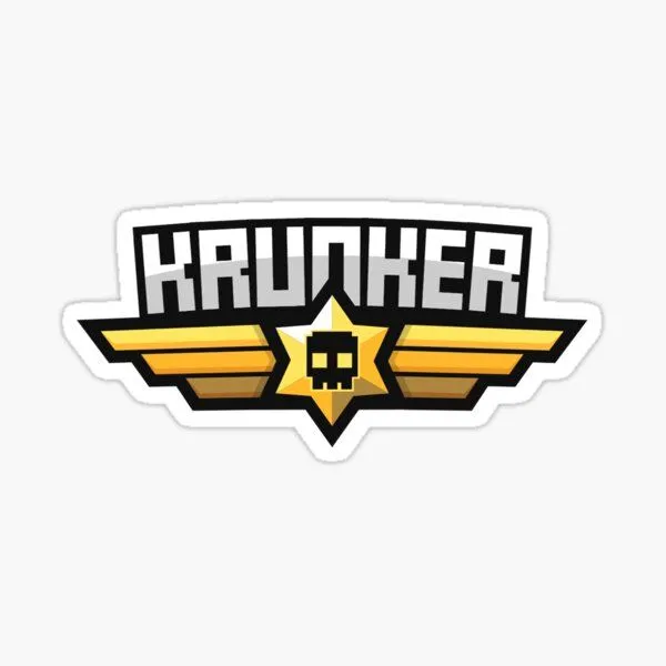 Logo game Krunker với đồ họa pixel đặc trưng của game bắn súng góc nhìn thứ nhất