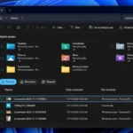 Màn hình File Explorer trên Windows 11 với khung chọn áp dụng màu nhấn theo cài đặt người dùng.
