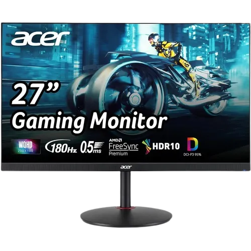 Màn hình gaming Acer Nitro XV271U, một lựa chọn màn hình lớn hơn với độ phân giải và tần số quét cao cho trải nghiệm chơi game đắm chìm.