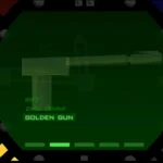 Màn hình menu hiển thị vũ khí Golden Gun trong GoldenEye 007