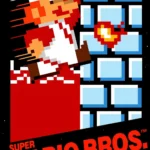Mario đang chạy trên màn hình game Super Mario Bros. cổ điển với đồ họa pixel rực rỡ và môi trường quen thuộc.