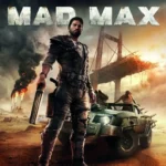 Max Rockatansky và chiếc xe Interceptor của anh trong thế giới hoang tàn của Mad Max, một game phiêu lưu thế giới mở trên PC.