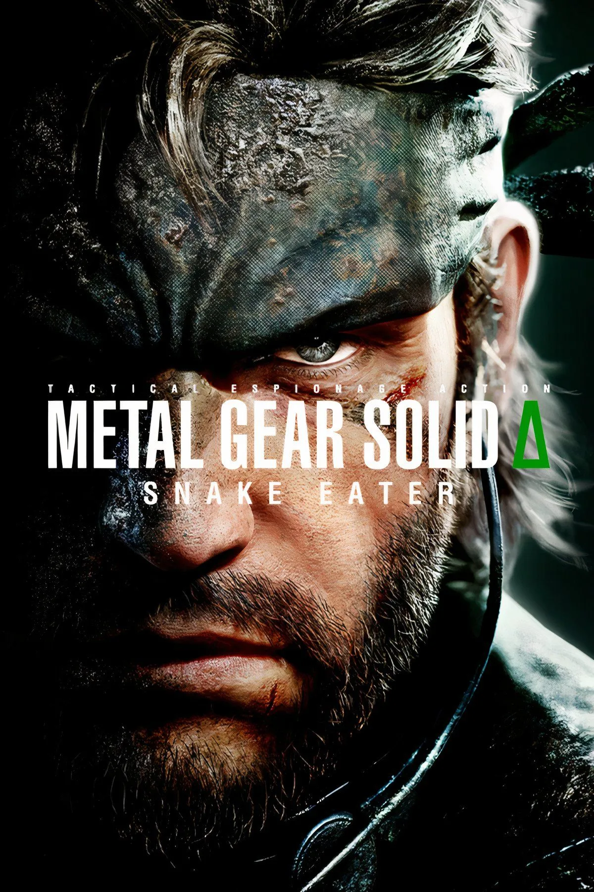 Metal Gear Solid Delta Snake Eater: nhân vật chính Naked Snake ẩn nấp trong rừng rậm, thể hiện lối chơi hành động lén lút đặc trưng của series