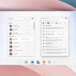 Minh họa ứng dụng People và File Search Microsoft 365 trên Windows 11