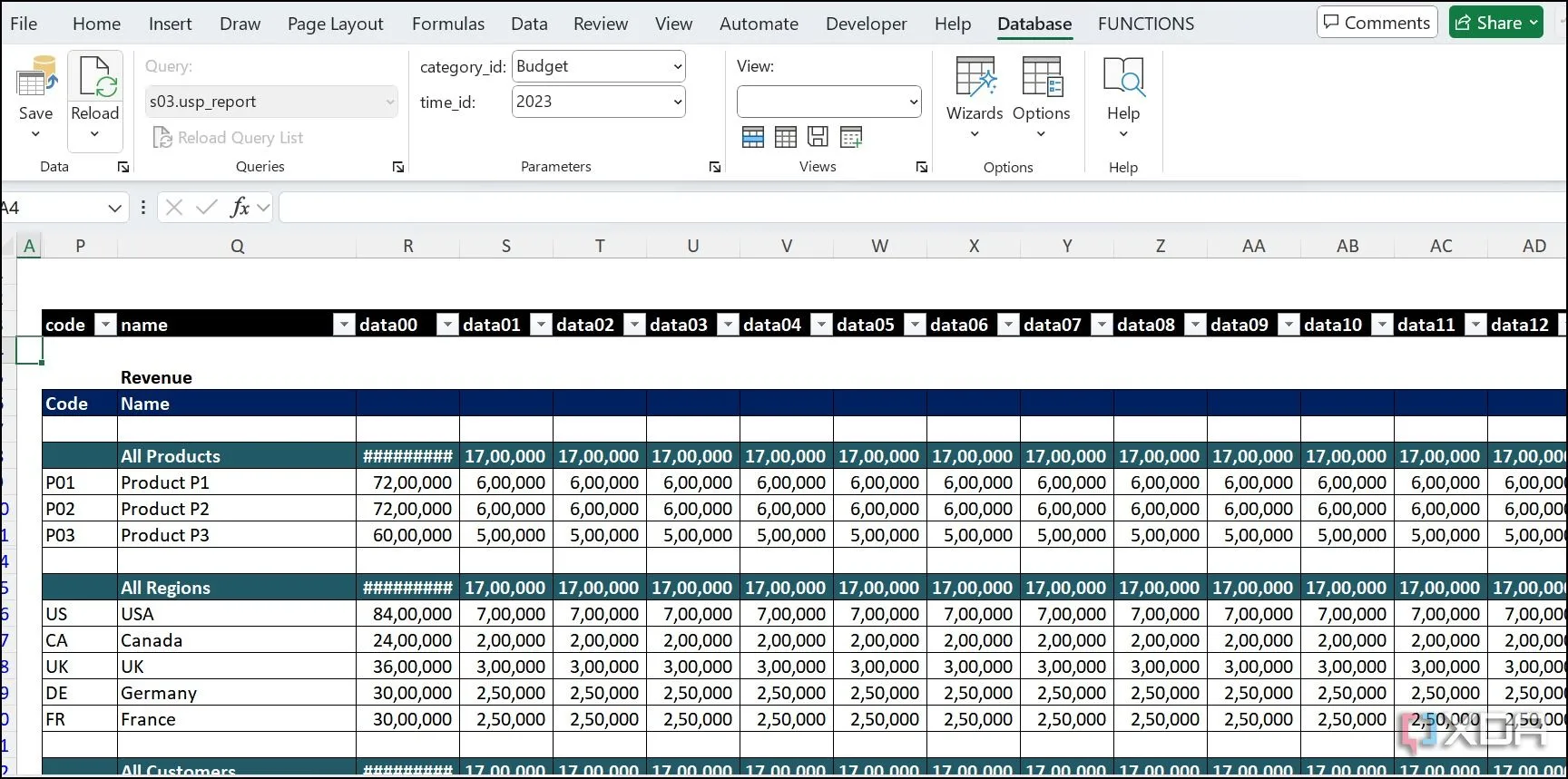 Minh họa ứng dụng SaveToDB trong quản lý tài chính, giúp kết nối Excel với các database kế toán.