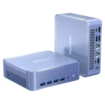 Mini PC GEEKOM AX8 Max nổi bật trên nền xám