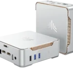 Mini PC Kamrui GK3Plus nhỏ gọn đặt trên bàn làm việc