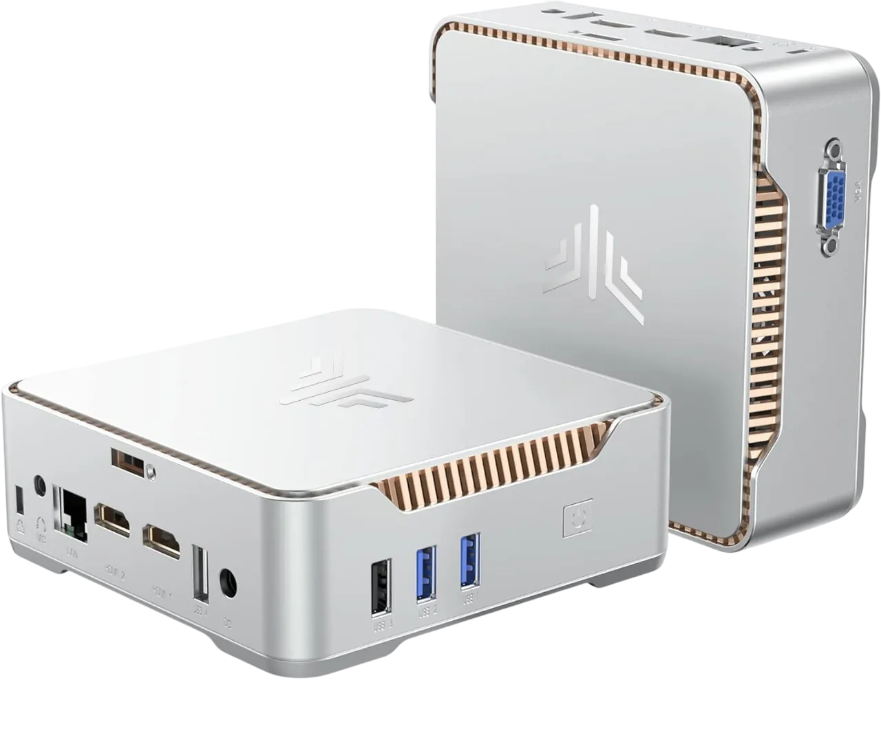 Mini PC Kamrui GK3Plus nhỏ gọn đặt trên bàn làm việc