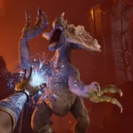 Người chơi game The Elder Scrolls IV: Oblivion Remastered sử dụng phép thuật trong trận chiến