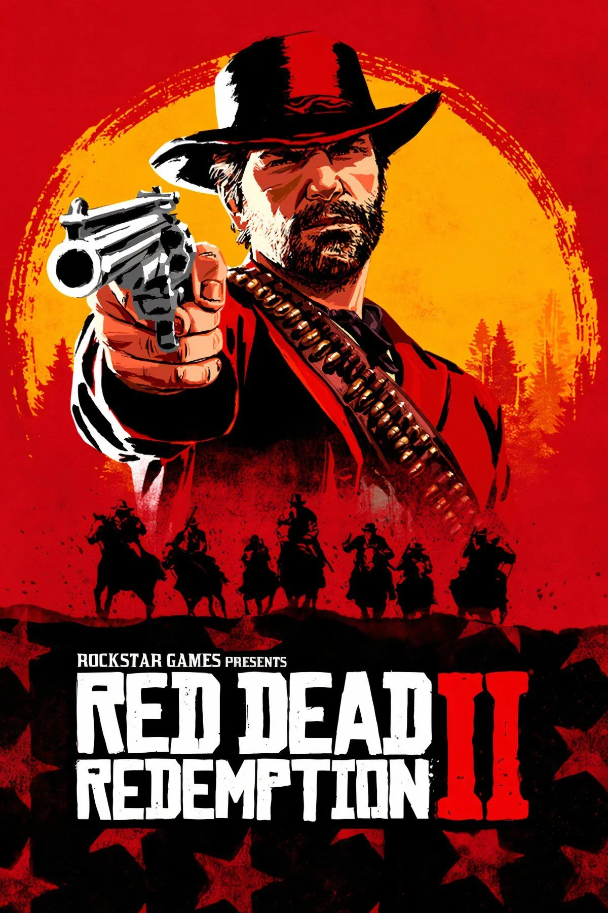 Nhân vật Arthur Morgan cưỡi ngựa trong khung cảnh miền Tây hoang dã của Red Dead Redemption 2