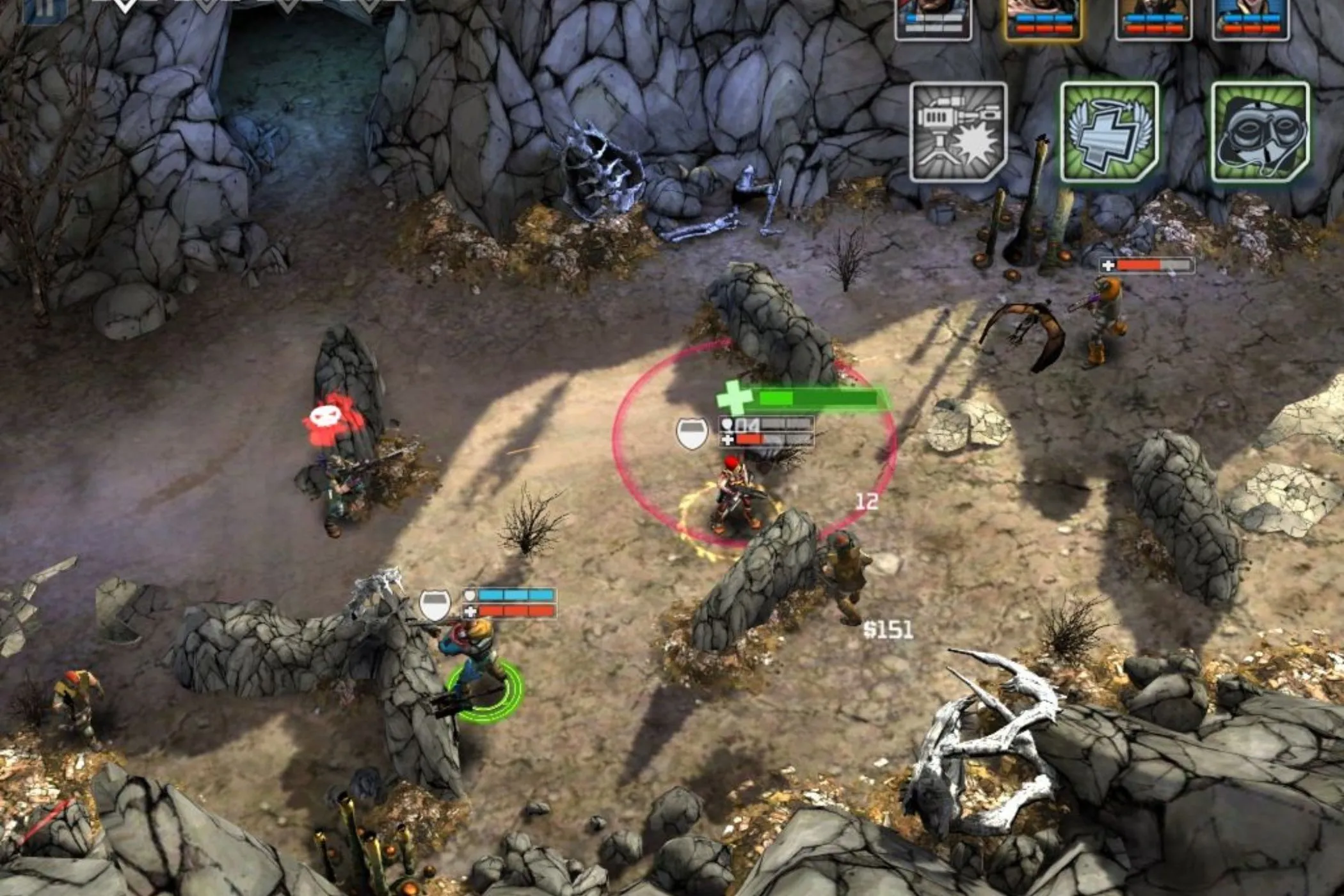 nhân vật Borderlands Legends chiến đấu trong hẻm núi