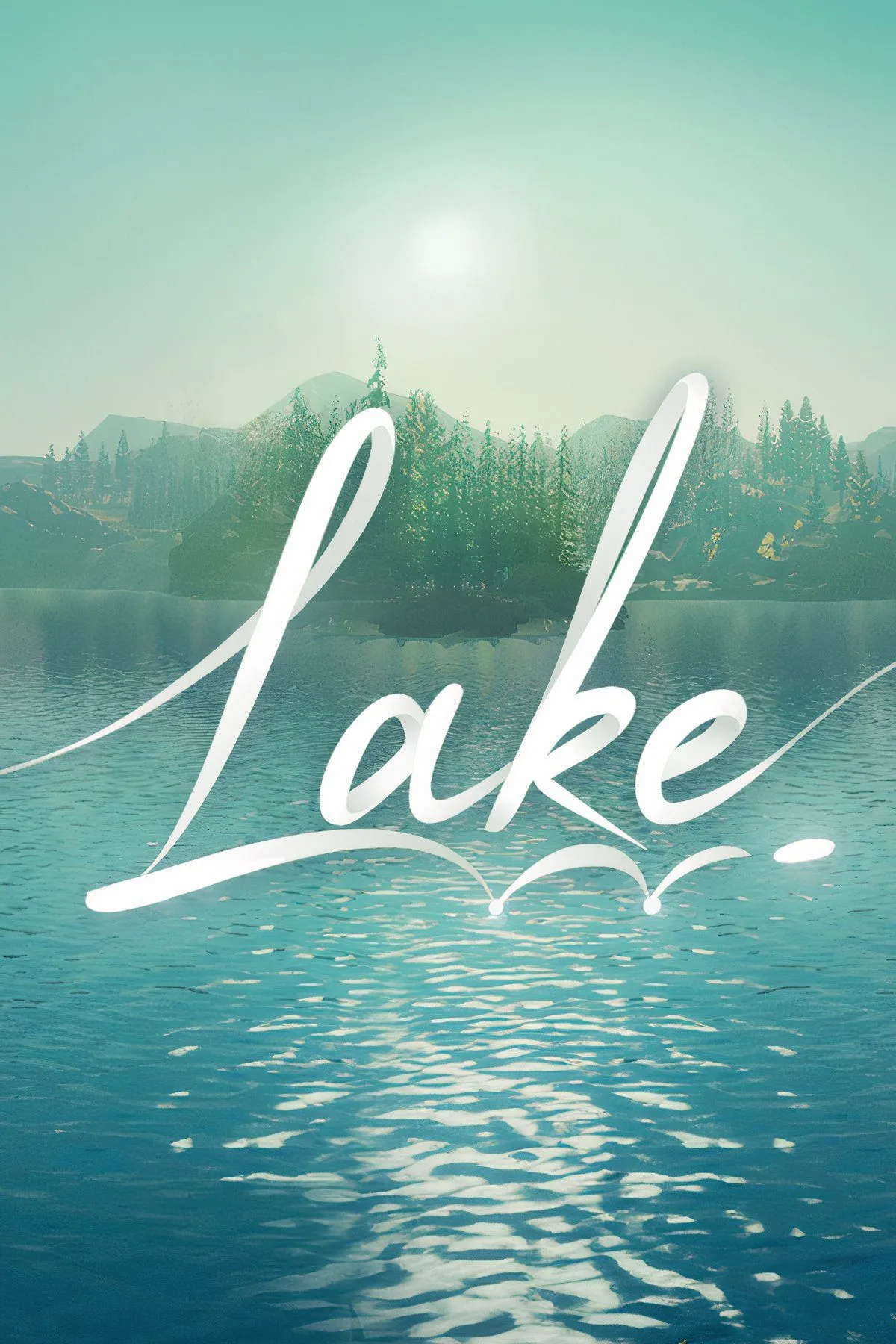 Nữ nhân vật chính lái xe giao hàng trong thị trấn Providence Oaks thập niên 80, bối cảnh yên bình trong game Lake.