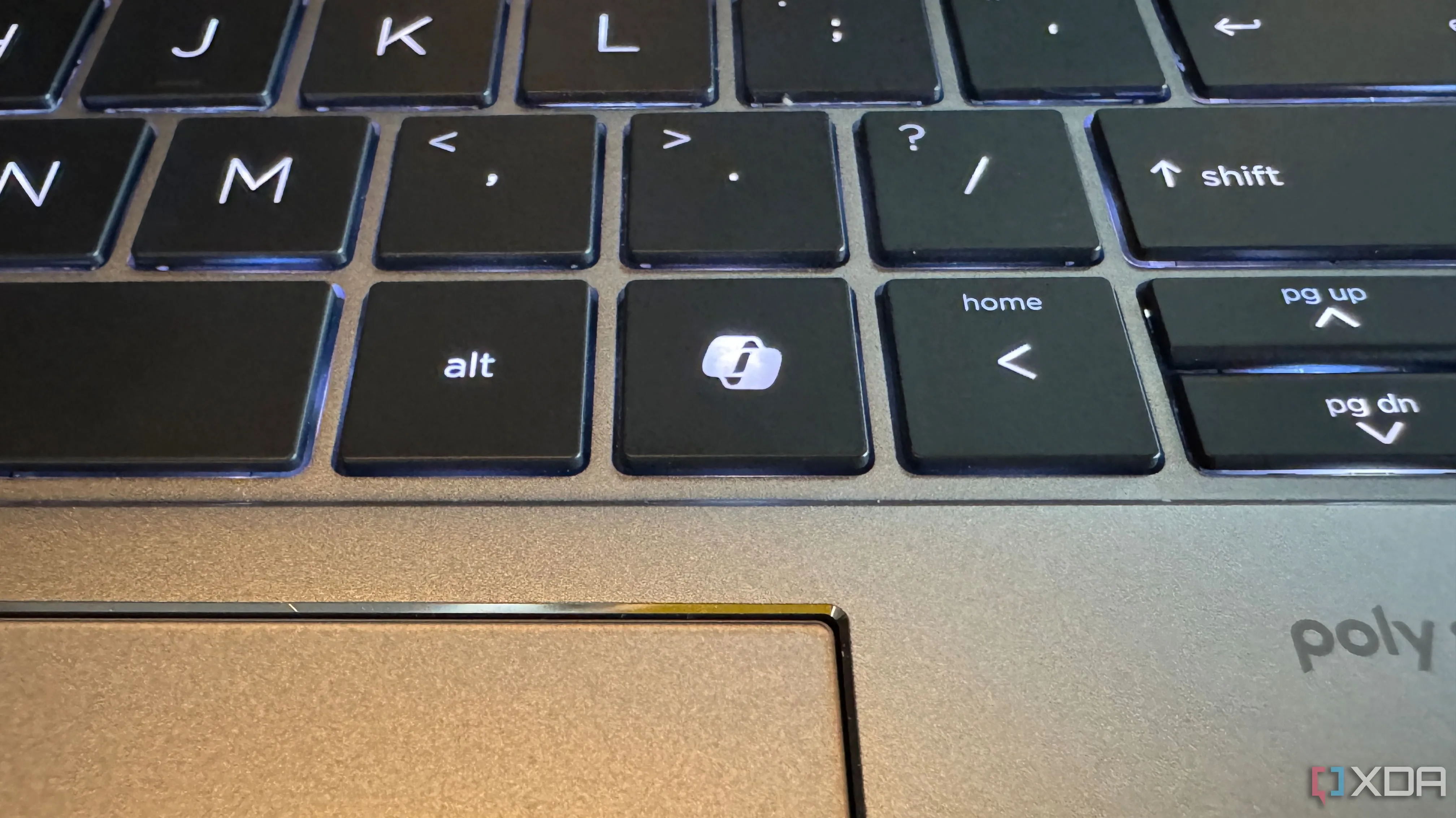 Nút Copilot chuyên dụng trên bàn phím laptop HP ZBook Studio G11