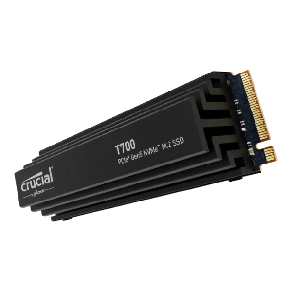 Ổ cứng SSD Crucial T700 PCIe Gen5 NVMe tích hợp bộ nhớ đệm DRAM