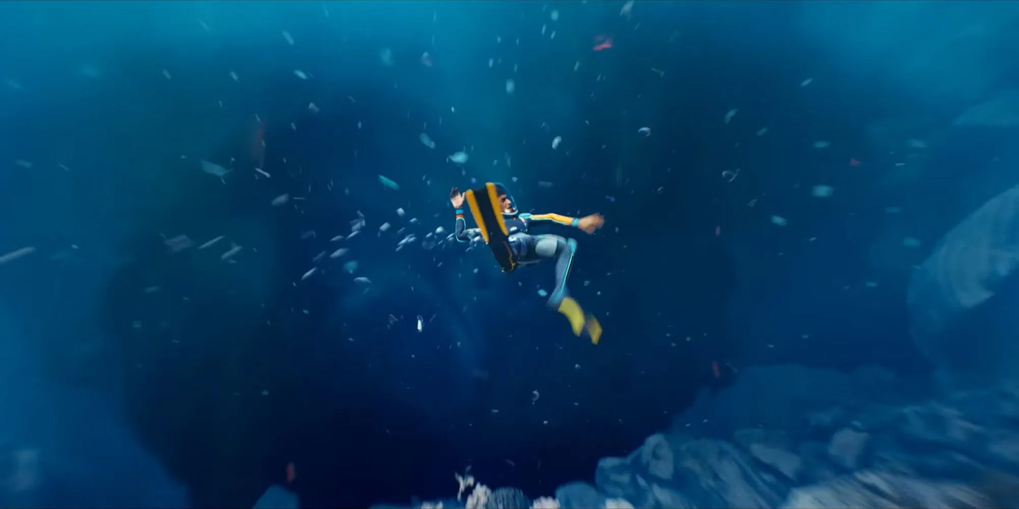 Quang cảnh môi trường dưới nước rộng lớn trong Subnautica 2