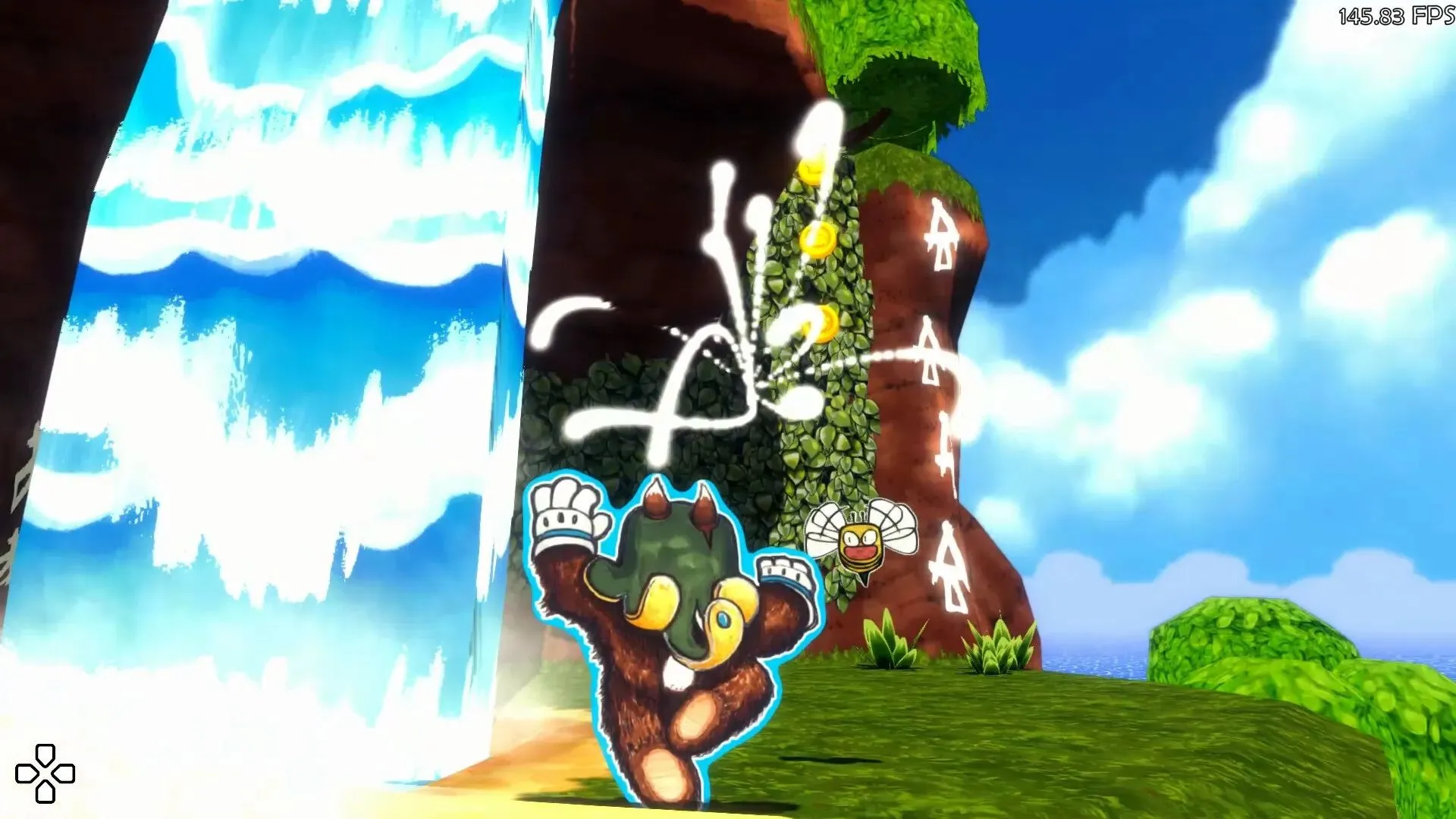 Ruffy và Pip sử dụng cơ chế SWAP để biến đổi bề mặt trong game Ruffy and the Riverside, thể hiện tính năng giải đố cốt lõi của trò chơi.