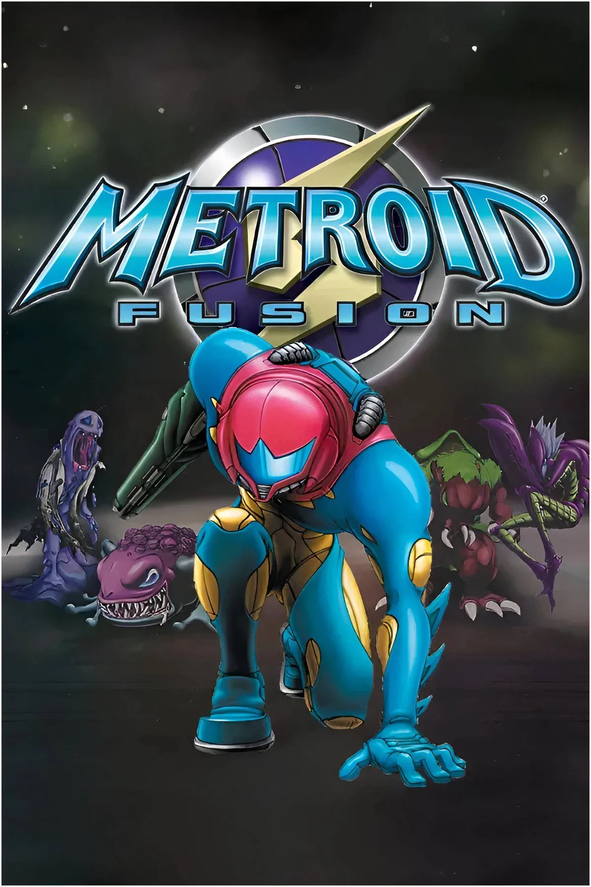 Samus Aran với bộ giáp Fusion Suit đặc trưng trong Metroid Fusion