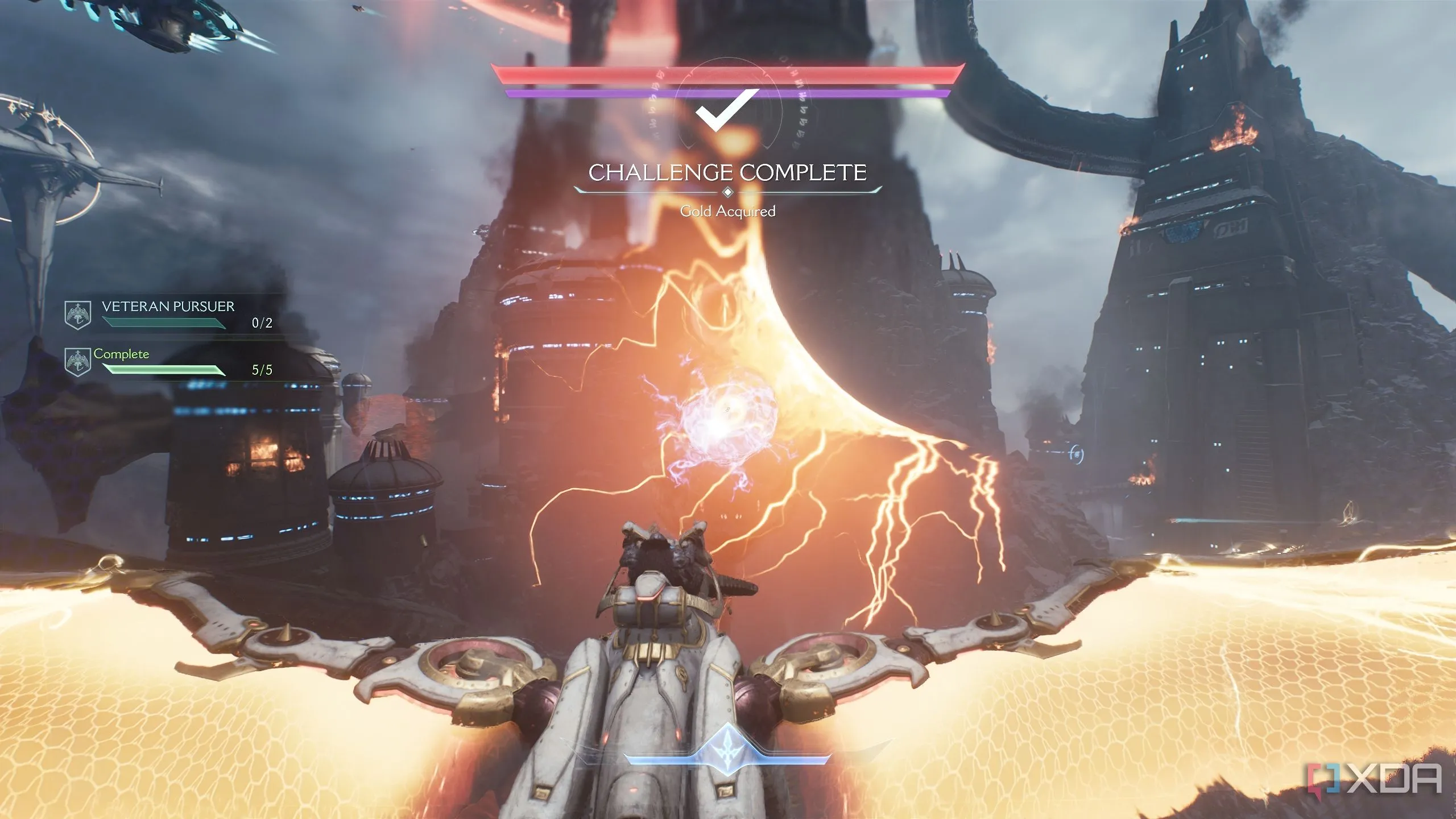 Slayer chiến đấu với tàu Hell Carrier đầu tiên trong Chapter 13 Doom The Dark Ages bằng rồng Serrat.