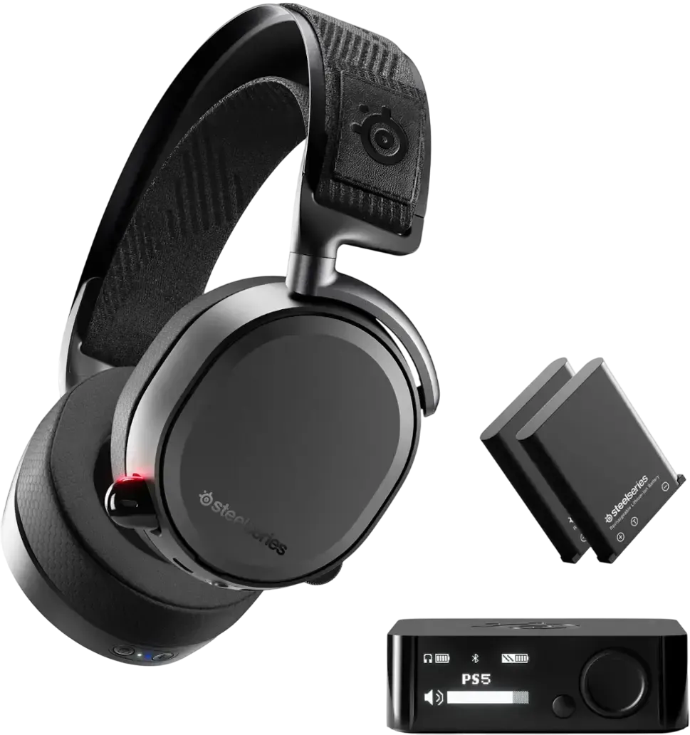 Tai nghe gaming SteelSeries Arctis Pro Wireless màu đen