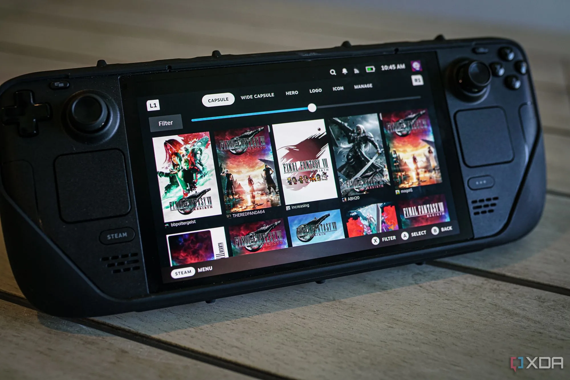 Thiết bị chơi game cầm tay Steam Deck, đại diện cho xu hướng PC handheld.