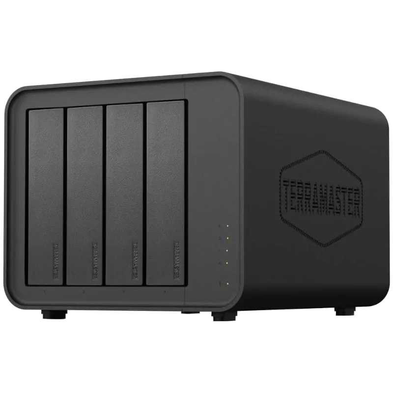 Thiết bị NAS TerraMaster F4-424 Pro với thiết kế 4 khay ổ đĩa