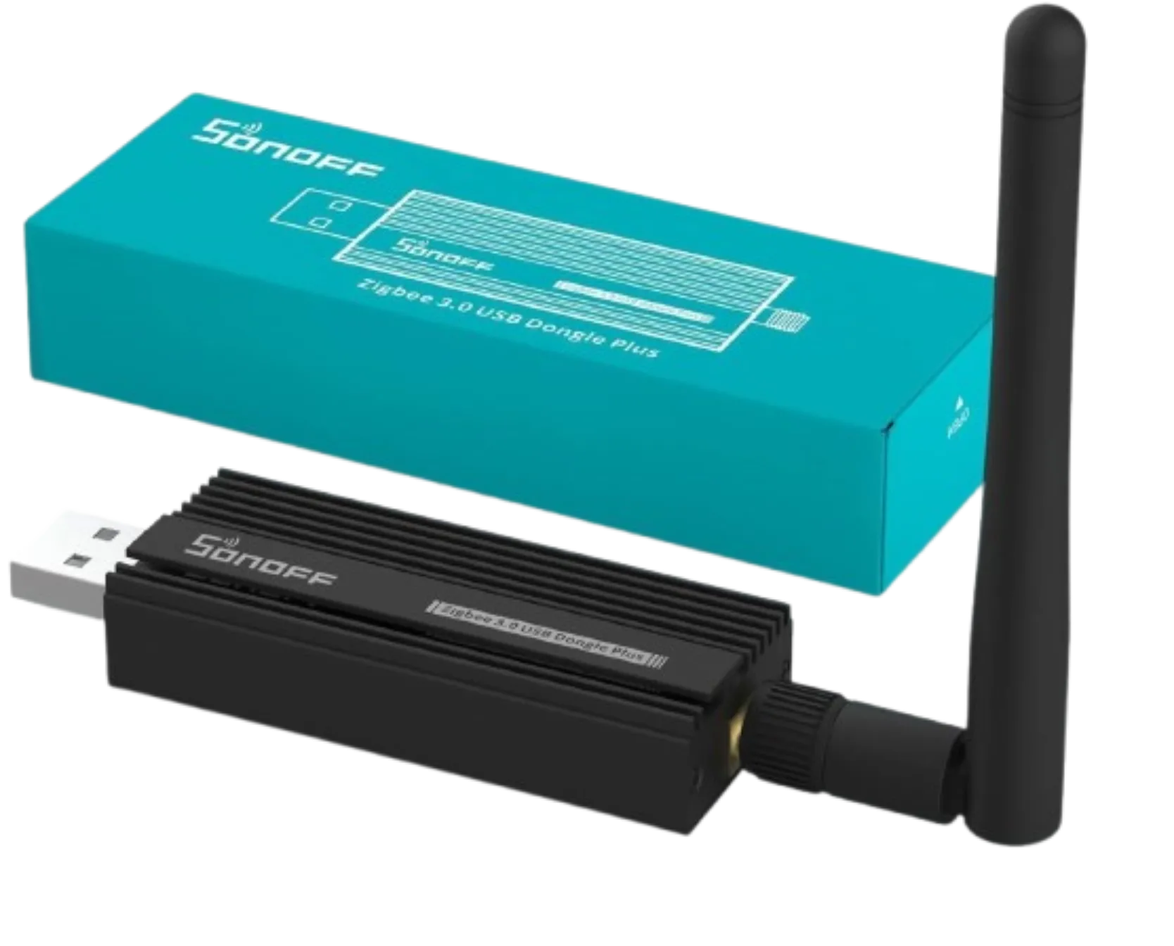 Thiết bị Sonoff Zigbee Coordinator USB dongle được chụp cận cảnh