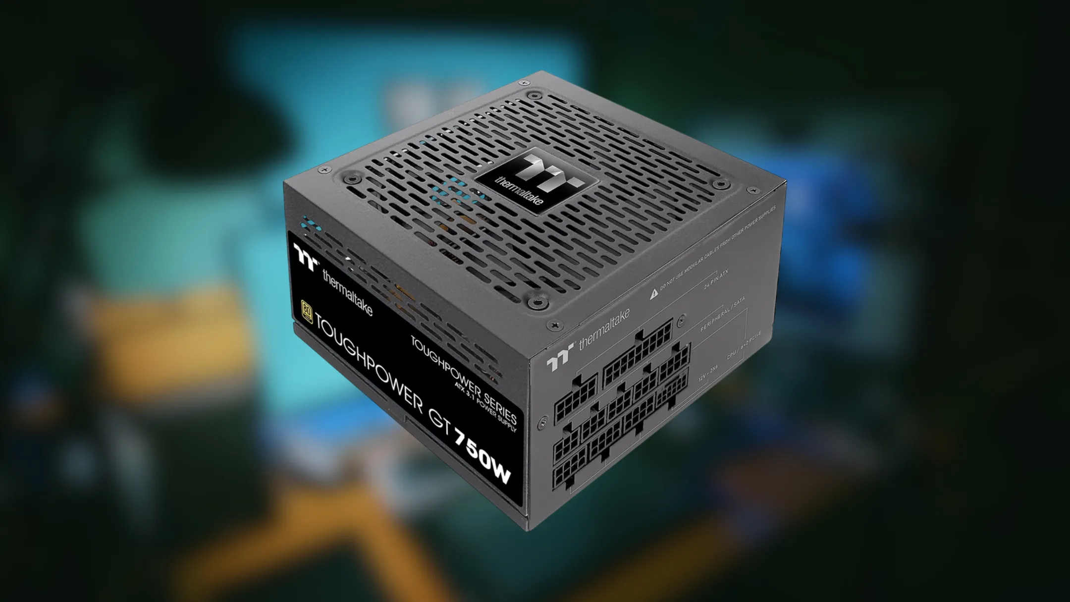 Thiết kế modular và quạt tản nhiệt êm ái của bộ nguồn Thermaltake Toughpower GT 750W