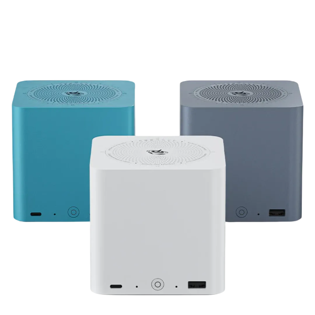 Thiết kế nhỏ gọn và đa dạng màu sắc của mini PC Beelink ME mini.