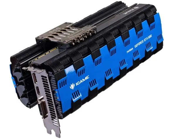Thiết kế tản nhiệt thụ động độc đáo của Colorful iGame GTX 680