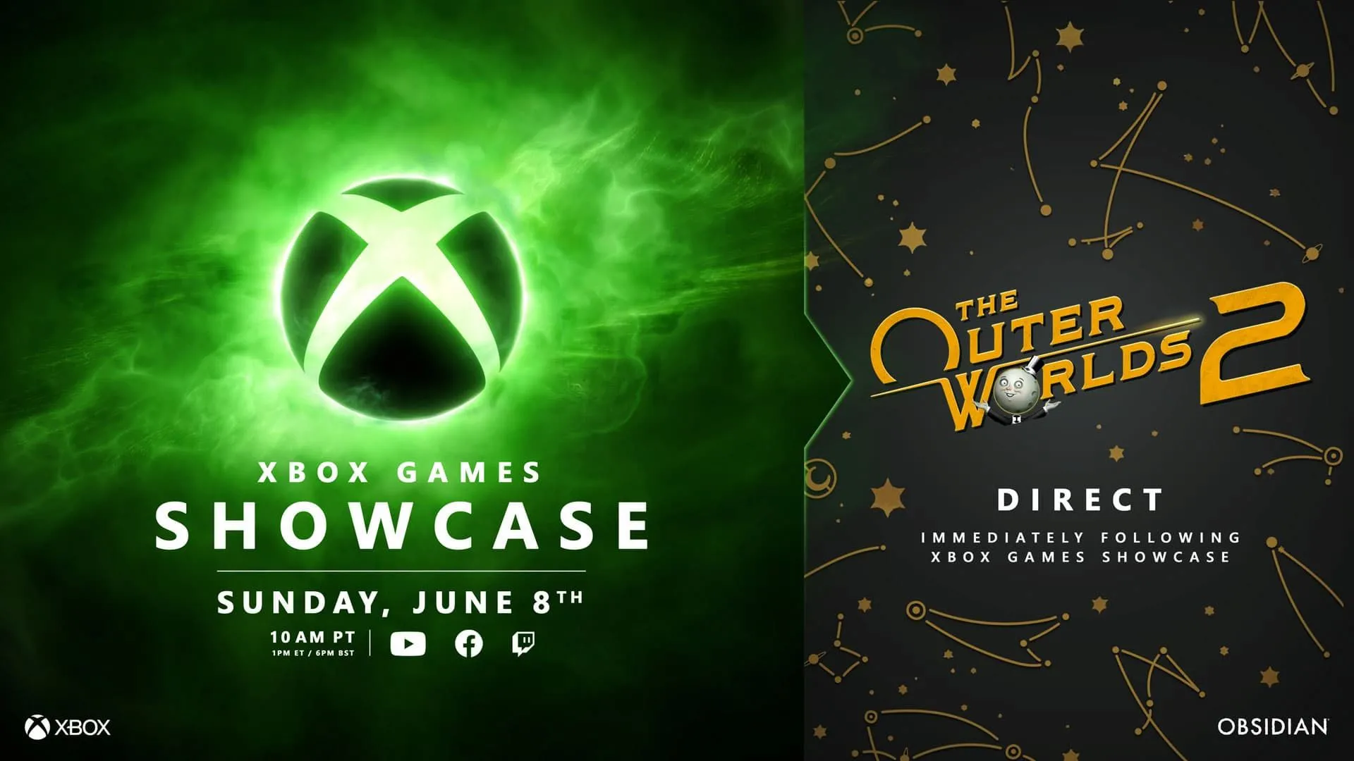 Thông báo Xbox Games Showcase 2025 và The Outer Worlds 2 Direct