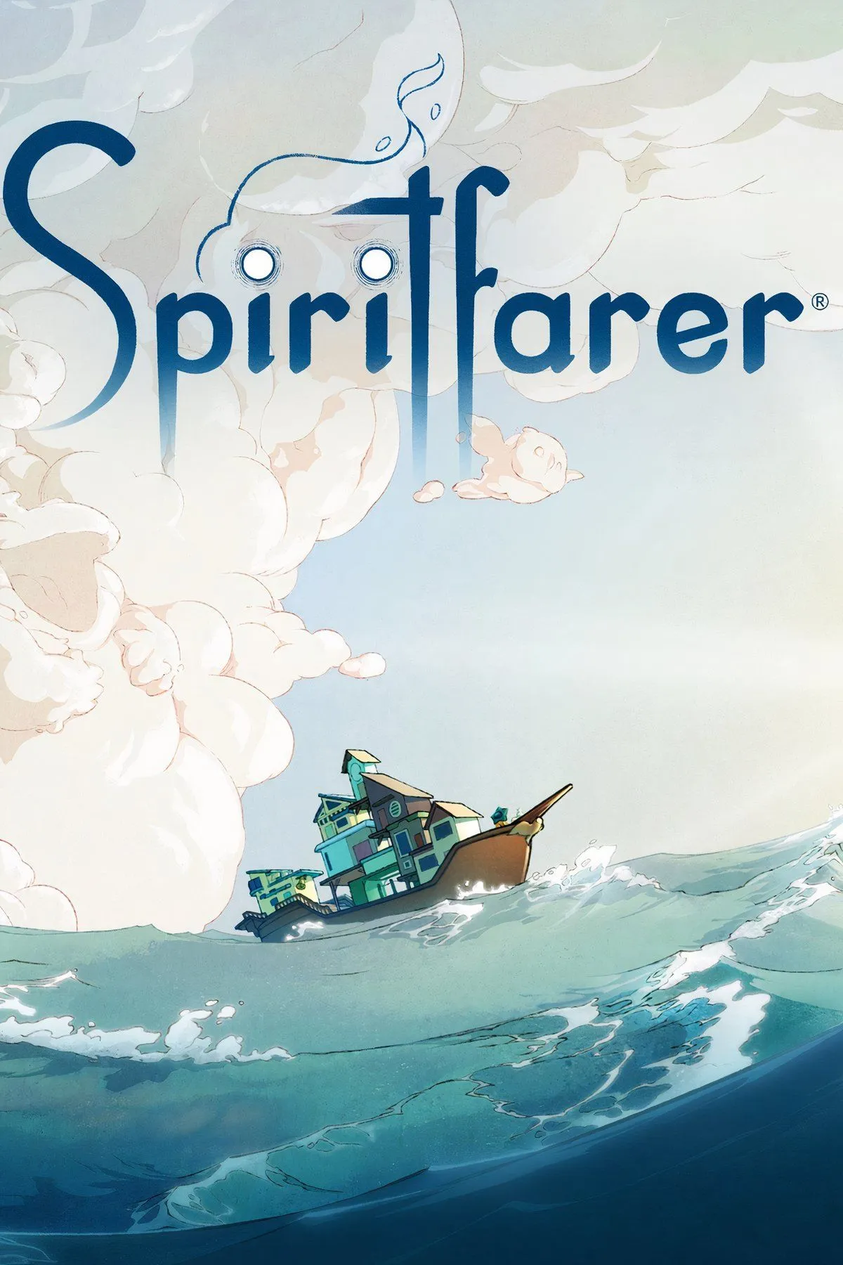Tổng hợp các cảnh trong game Spiritfarer, minh họa yếu tố quản lý và đồ họa vẽ tay
