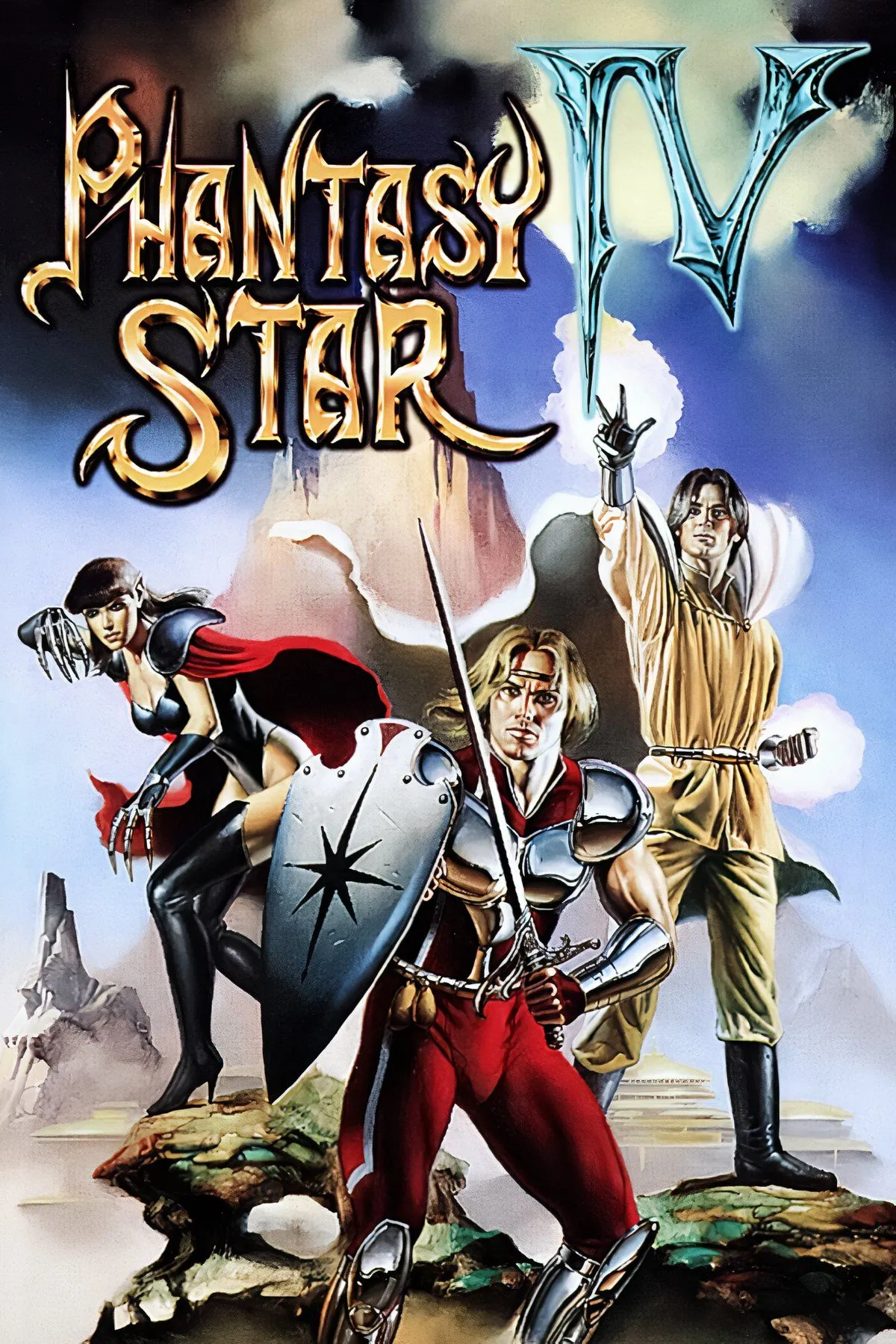 Tổng hợp các nhân vật và cảnh trong game Phantasy Star IV trên Sega Genesis, minh họa tiềm năng tái bản game JRPG kinh điển lên PC