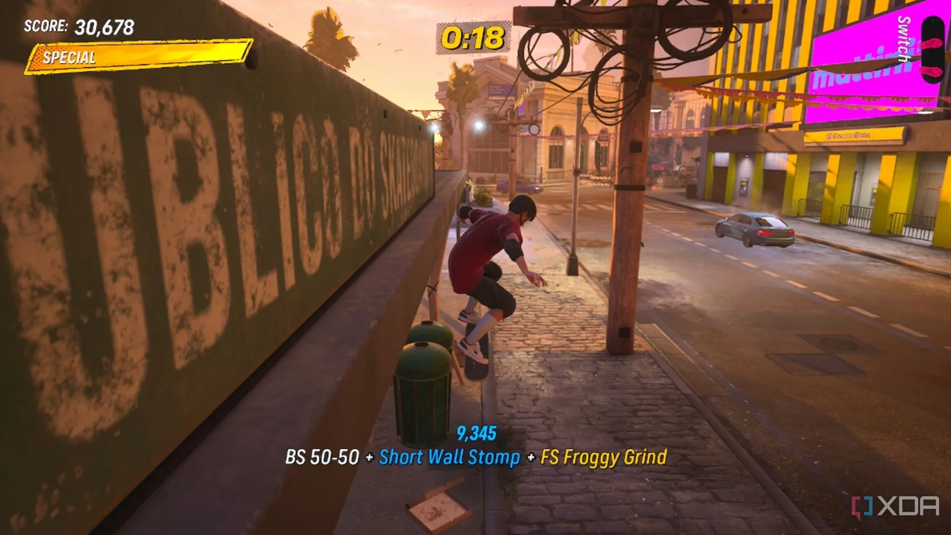 Tony Hawk biểu diễn một chuỗi combo ấn tượng trong phiên bản remake THPS 3+4