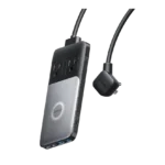 Trạm sạc Anker 727 với thiết kế mỏng gọn và các cổng kết nối đa dạng