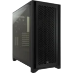 Vỏ case Corsair 4000D Airflow màu đen, một lựa chọn tối ưu cho luồng khí PC.