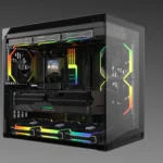 Vỏ case Lian Li O11D Mini V2 tại Computex 2025 với thiết kế tối ưu luồng khí và hỗ trợ đa dạng linh kiện.