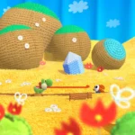 Yoshi's Woolly World trên Wii U, một tựa game platformer đáng yêu trong series Yoshi